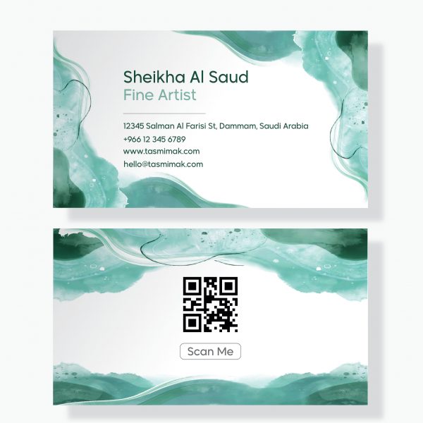 تصميم بطاقات عمل في السعودية 