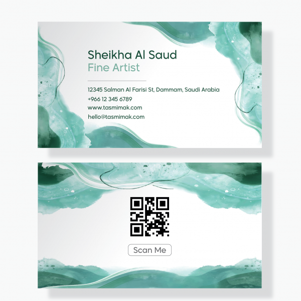 Artistic Saudi Arabia Business Card Templates 