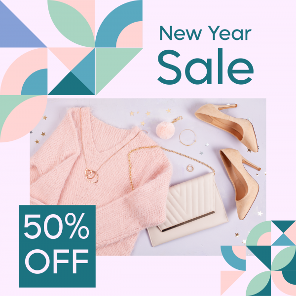 New Year&#039;s Sale Instagram Post Templates