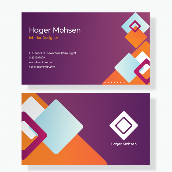 Best Interior Designer Business Cards Shapes | Templates