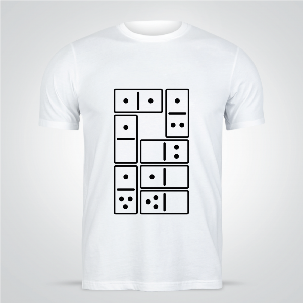 Dominoes game T-Shirt Design Online
