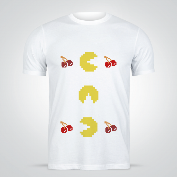 Vintage Pac-Man T-shirt Design | Pacman T-Shirts