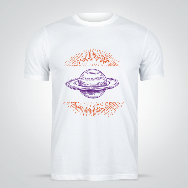 Astronaut T-Shirt Design | Space Planet Design T-shirt 