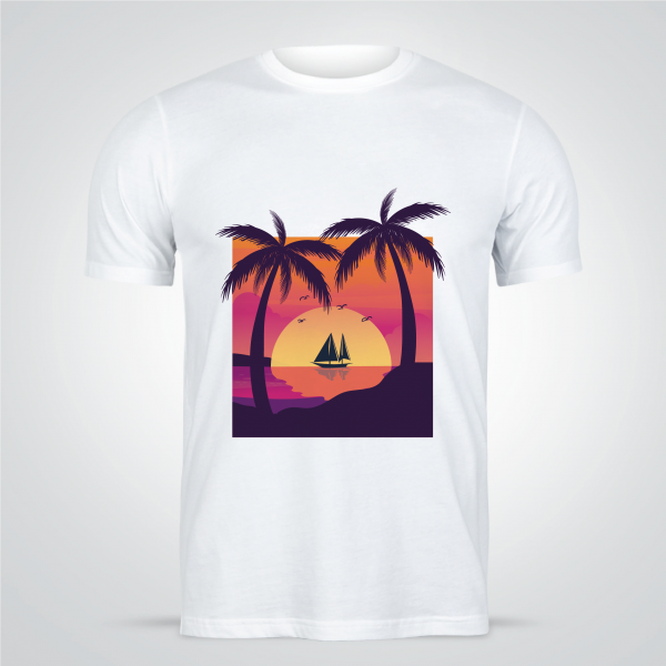 Wild Nature T-shirt Mockup Design