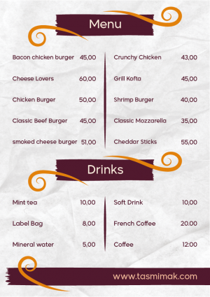 Creative Restaurant Menu Design Templates Download