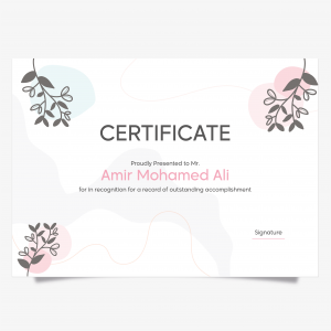 Corporate Certificate Template | Online Certificate Maker