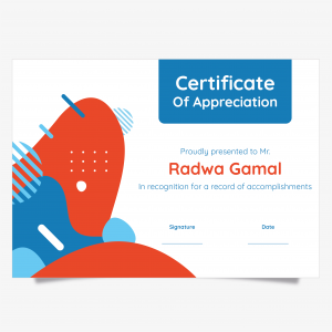 Appreciation Certificates Templates Online Editable