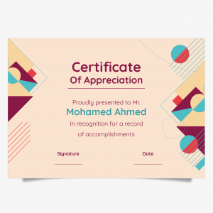 Modern Certificate Template Designs