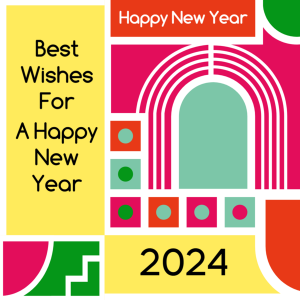 Creative Colorful New Year Social Media Post Design 