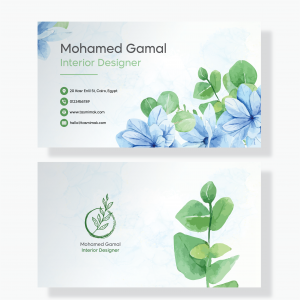 Personalized Business Cards Templates | Green Business Card