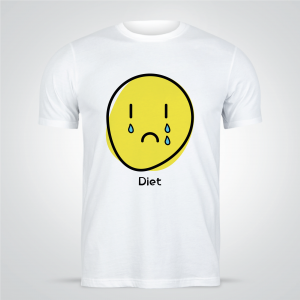 Emoji T-shirt Design | Diet Emoji T-Shirts Templates