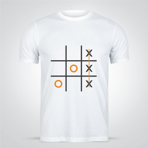Tic Tac Toe T-shirts |  Unique Xo Game T-Shirts Designs