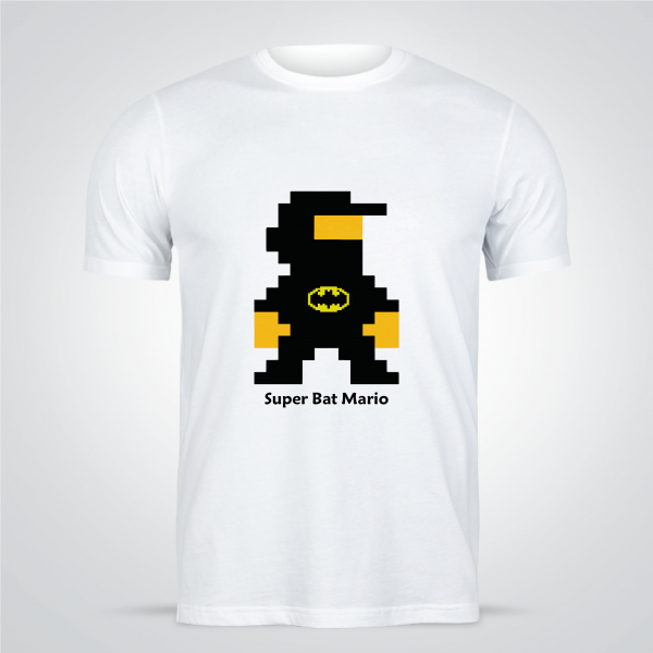 Super Mario T-shirt Design | Superhero Batman T-shirts 