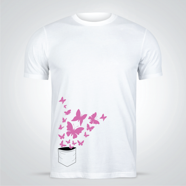 Butterfly T-shirt Design For Ladies | Women