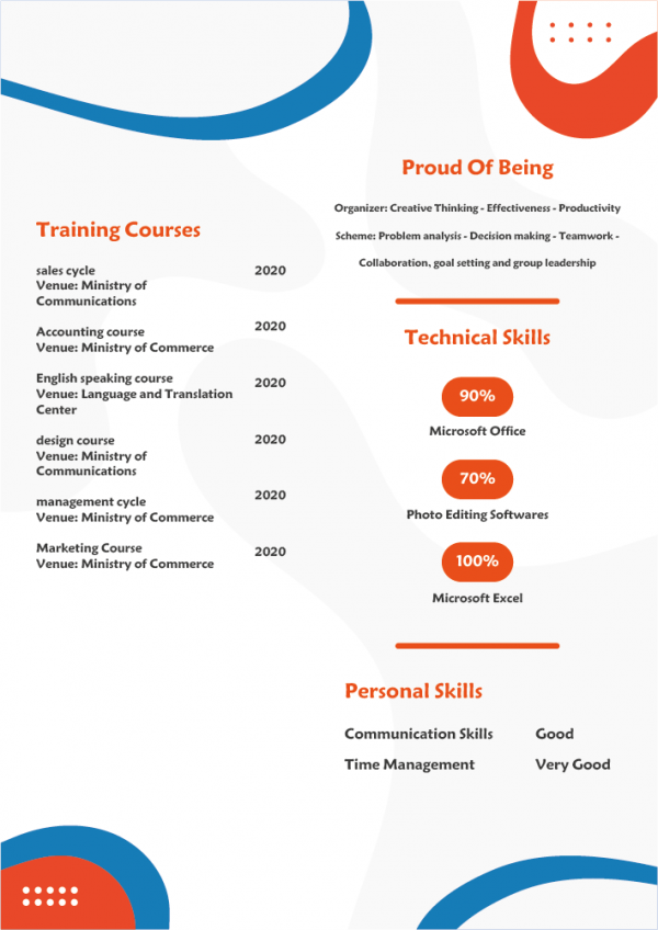 Resume Template | CV Template DOC |  CV Designer