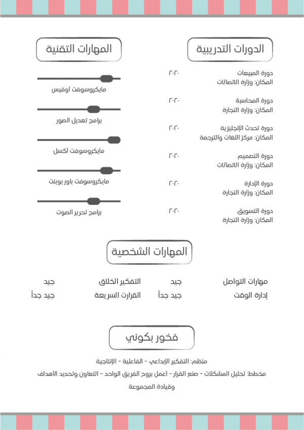 Classic CV Template |  CV Microsoft Word | Simple CV Design