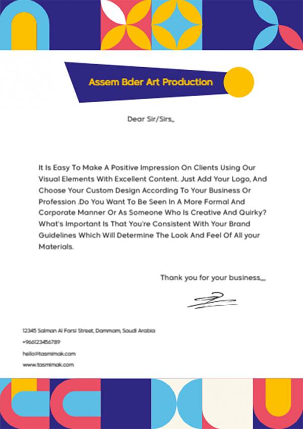 Modern Letterhead Template | Letterhead Design