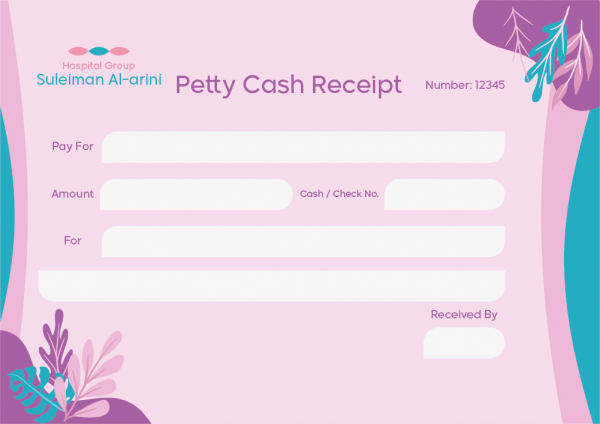 Editable Petty Cash Receipt Format Word | Excel