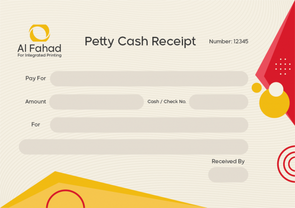 Printable Petty Cash Receipt Template Online | Receipt Maker