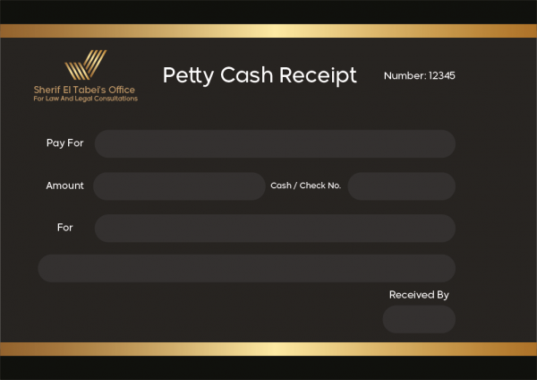 Printable Cash Receipt | Editable Money Receipt Sample