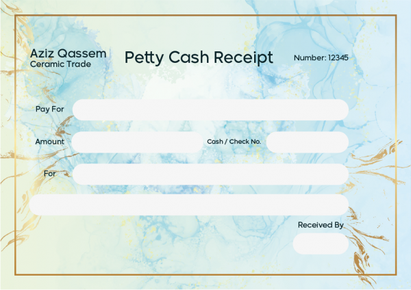 Payment Receipt Template | Online Cash Receipt Mockup