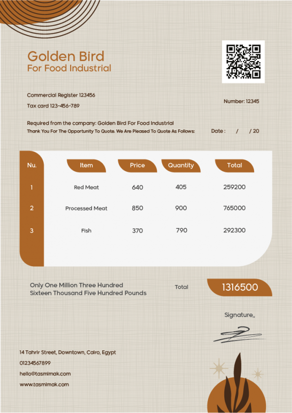 Service Invoice Template Word Download | Invoice Form