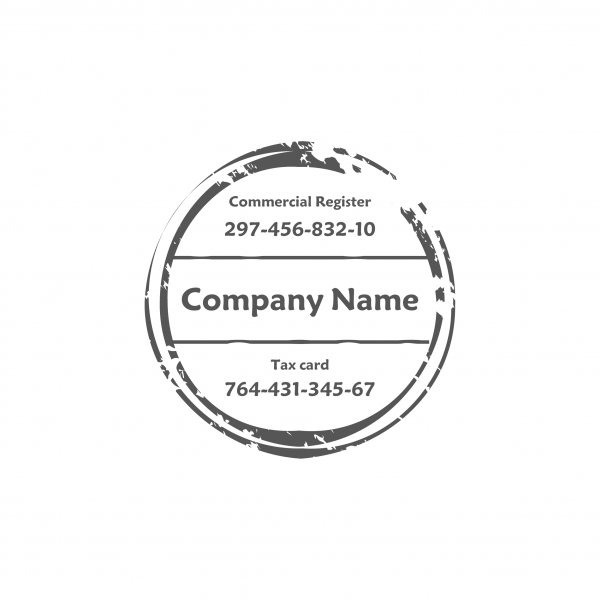 Stamp Company | Electronic Stamp |  Round Rubber Stamp