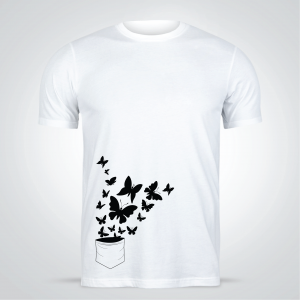 Butterfly T-shirt Design For Ladies | Women