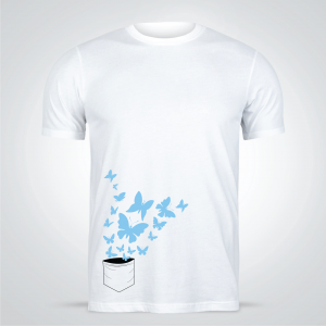 Butterfly T-shirt Design For Ladies | Women