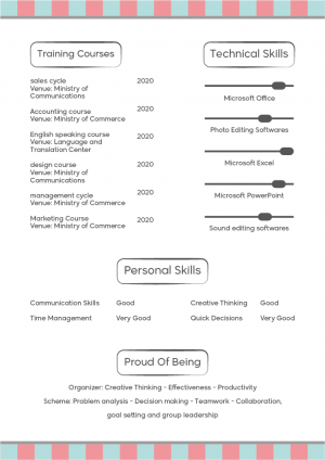 Classic CV Template |  CV Microsoft Word | Simple CV Design