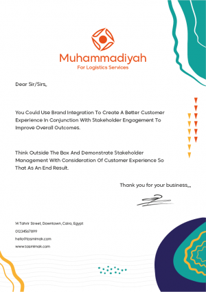 Professional Letterhead Templates | Formal Business Letter 