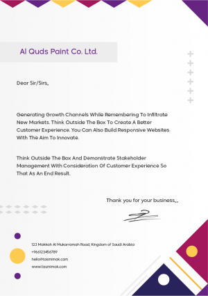 Letterhead Format | Head Letter Template Word