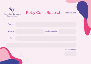 بالعربي Petty cash | تحميل ايصال استلام شيكات