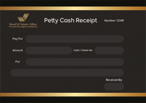 Printable Cash Receipt | Editable Money Receipt Sample