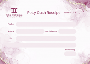 Professional Receipt Template | Cash Payment Receipt