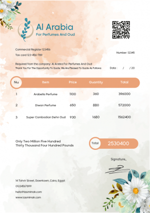 Invoice Template Word | Invoice Generator With Barcode