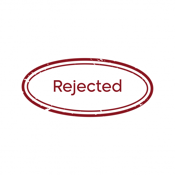Rejected Stamp transparent | Professional Stamp Design