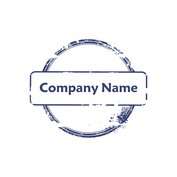 Round Stamp Sample | Company Rubber Stamps | Stamp Vector Round Stamp Sample | Company Rubber Stamps | Stamp Vector