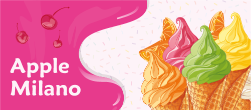 Colorful Ice Cream Facebook Cover Template