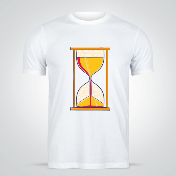 Sand Glass T-Shirts design Maker | T-shirt Design Mockup