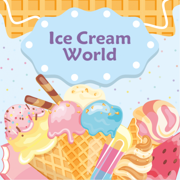 Ice Cream Facebook Ad Generator | Facebook Ad mockup