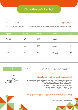 كيفية كتابة طلب عرض أسعار | كوتيشن عرض سعر بالانجليزي