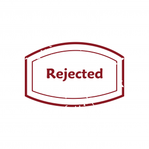 Rejected Rubber Stamp | Custom Stamps | Digital Stamp