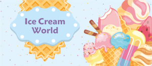 Cute Ice Cream Facebook Cover photo profile page