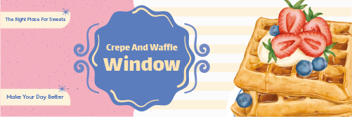 Waffle Twitter Cover Page Design | Best Twitter Covers