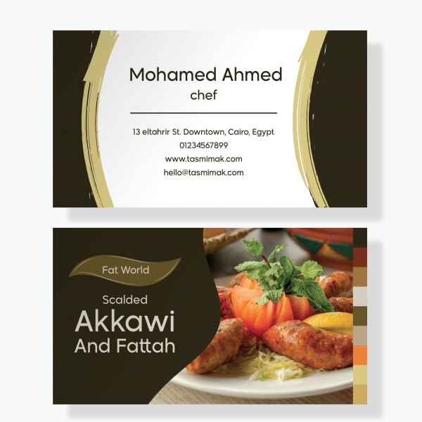 Chef Business Card Templates |  Design Business Card
