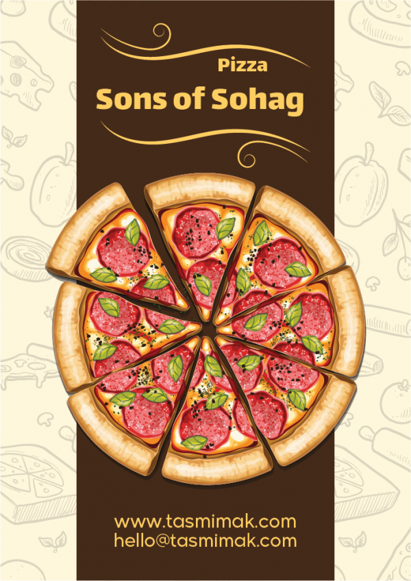 Pizza Poster Design Download | Restaurant Ad Poster