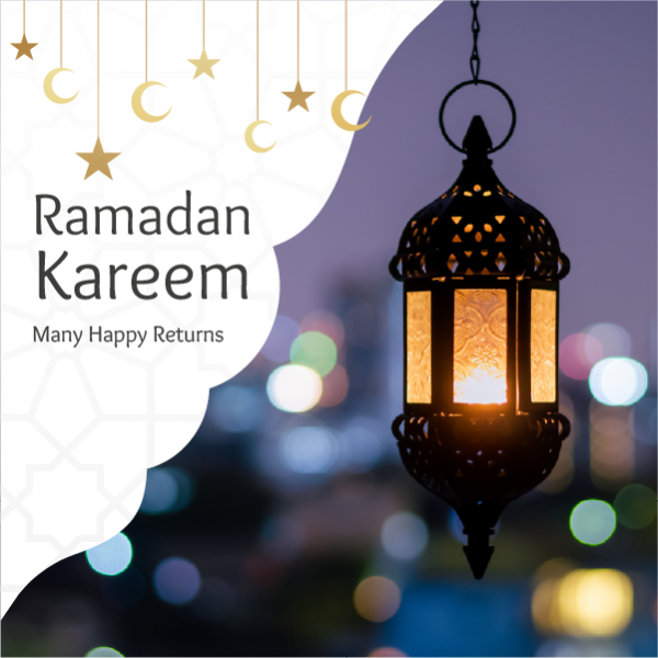 Ramadan Greeting Social Media Post Design Online