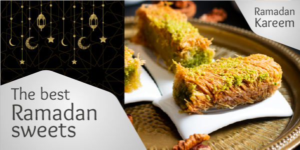 Ramadan Twitter Post | Ramadan Social media Posts With Desserts