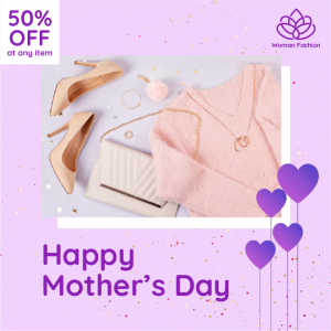 Mothers Day Discount Offer Facebook Post Design